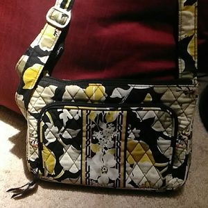 Vera Bradley Purse in Yellow, Black, Red & White